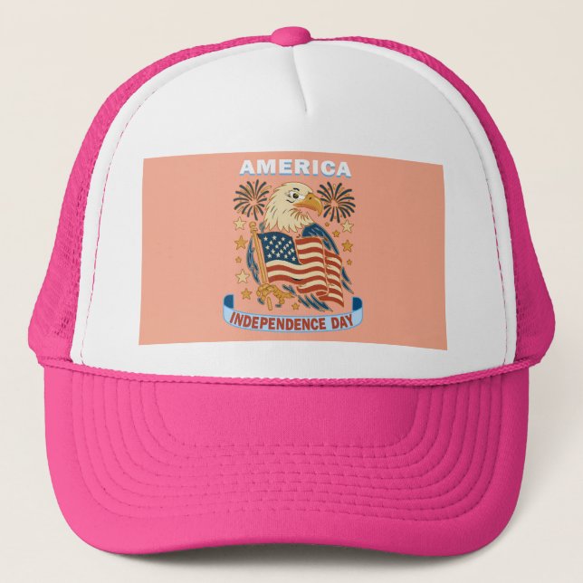 Casquette T-shirt fête de l'indépendance (Devant)