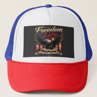 Casquette T-Shirt Graphique Drapeau Américain Patriotique US