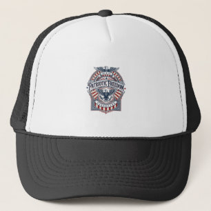 Casquette T-shirt graphique vectoriel USA Foi patriotique co
