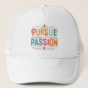 Casquette T-shirt inspiré "Poursuivre avec passion" - Carbur