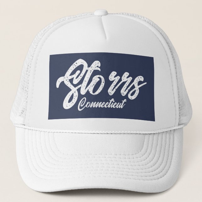 Casquette T-shirt « Je représente Storrs, CT » ! (Devant)