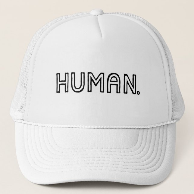 Casquette T-shirt logo HUMAN.  (Devant)