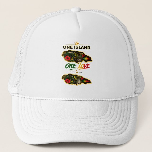 Casquette T-shirt Marque Jamaïque  (Devant)
