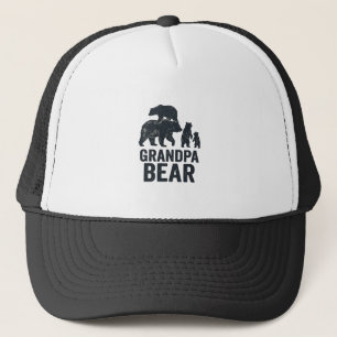 Casquette T-shirt ours ours papy vintage gravure famille our