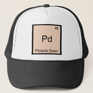 Casquette T-Shirt Pd - Symbole de l'élément chimique Phoenix