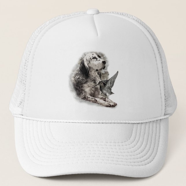 Casquette T-shirt Setter anglais (Devant)