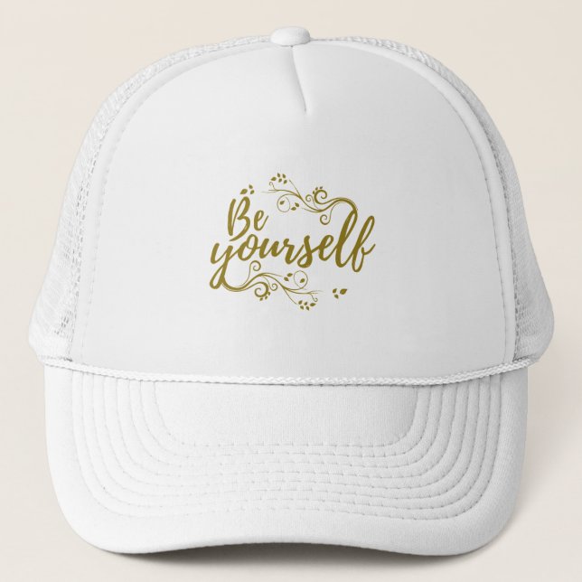 Casquette T-shirt 'Soyez vous-même' (Devant)