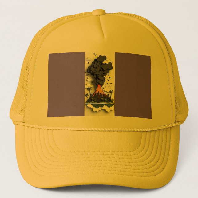 Casquette T-Shirt volcan (Devant)