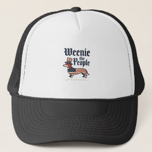 Casquette T-Shirt Weenie le Peuple Dachshund Patriotique_1