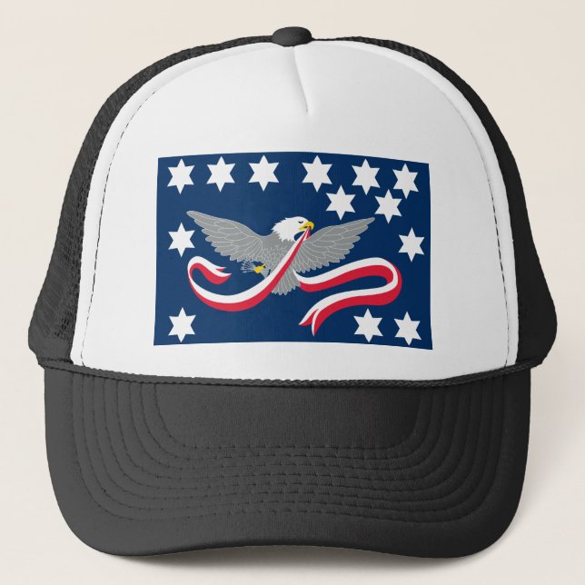 Casquette T-shirts de drapeau de rébellion de whiskey (Devant)