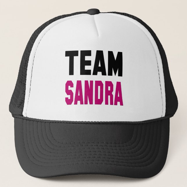Casquette T-shirts de l'équipe Sandra et Swag (Devant)
