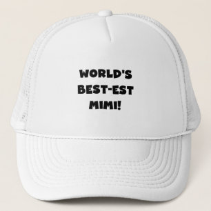 Casquette T-shirts et cadeau noirs des textes Mimi du