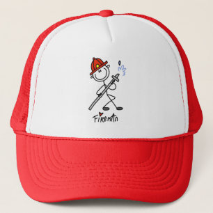 Casquette T-shirts et Cadeaux basiques de pompier à figure b