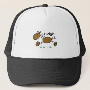 Casquette T-shirts et cadeaux Cheval en bonhomme allumette
