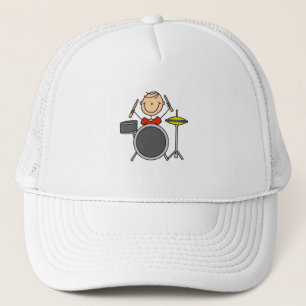 Casquette T-shirts et cadeaux de batteur masculin en bonhomm