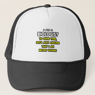 Casquette T-shirts et cadeaux de biologiste amusant