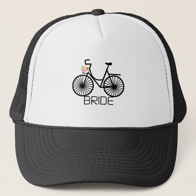 Casquette T-shirts et cadeaux de jeune mariée de bicyclette (Devant)