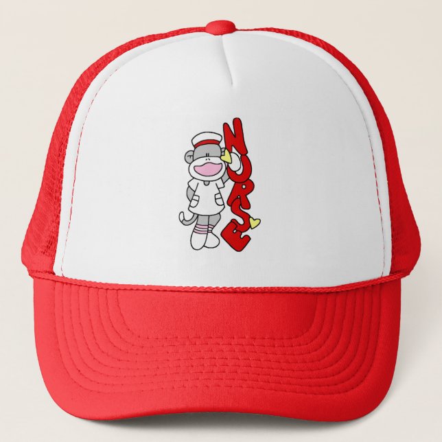 Casquette T-shirts et cadeaux de l'infirmière singe de choc (Devant)