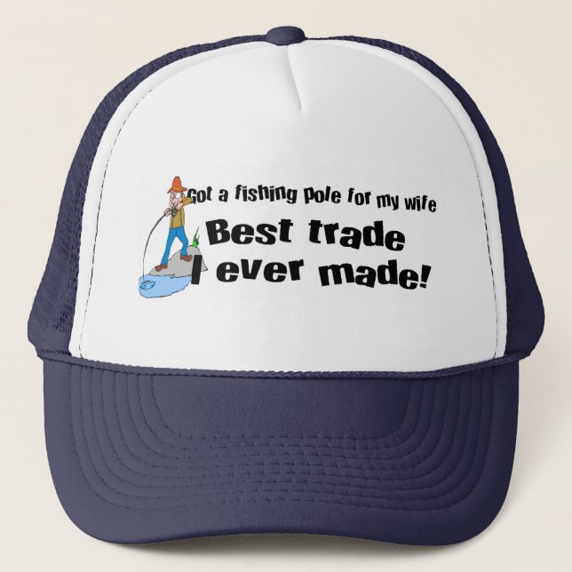 Casquette T-shirts et cadeaux de pêche (Devant)