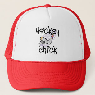 Casquette T-shirts et cadeaux de poussin d'hockey