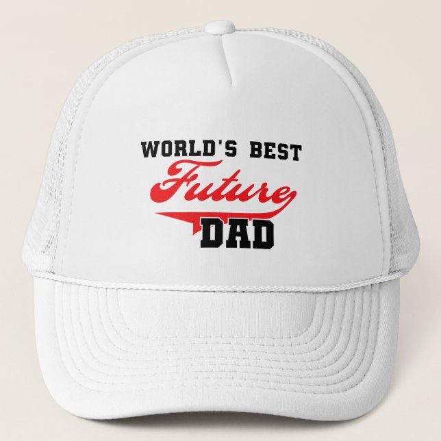 Casquette T-shirts et cadeaux du meilleur futur papa du mond (Devant)