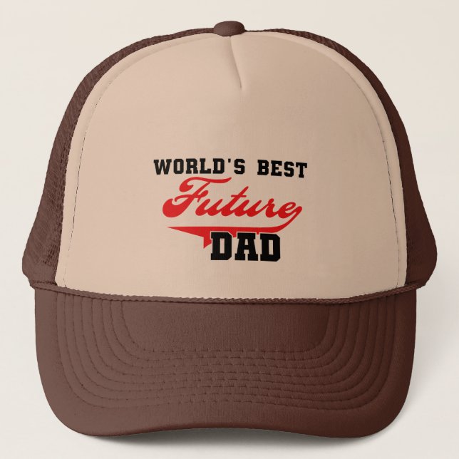 Casquette T-shirts et cadeaux du meilleur futur papa du mond (Devant)