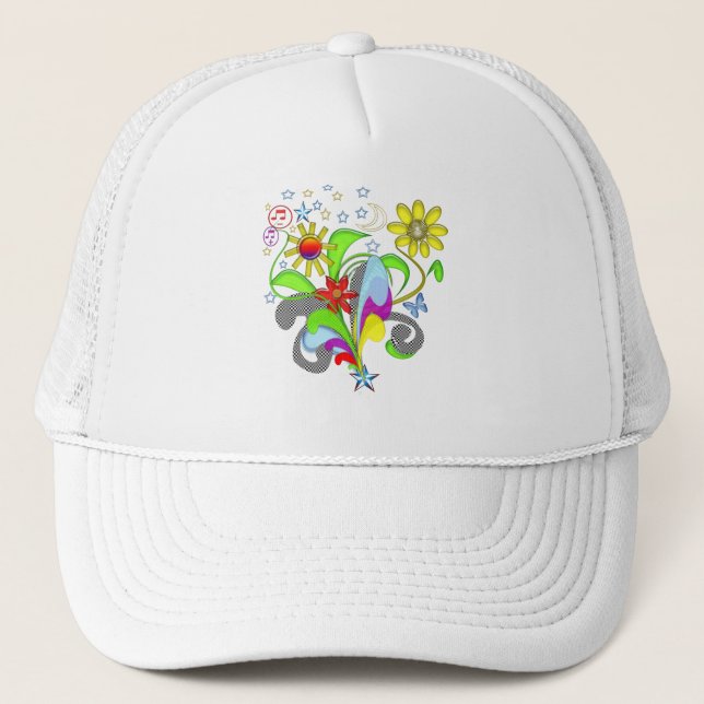 Casquette T-shirts et cadeaux Fleurs et Fils (Devant)