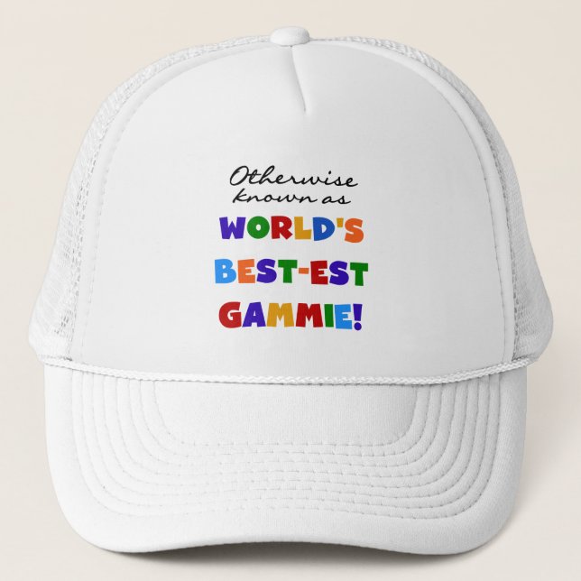 Casquette T-shirts et cadeaux Gammie les plus beaux du monde (Devant)