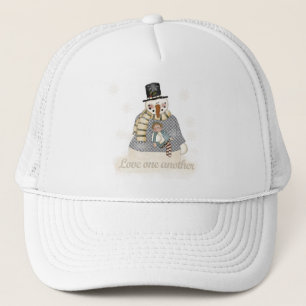 Casquette T-shirts et cadeaux Love One Another Snowman