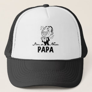 Casquette T-shirts et cadeaux pour papa nouveau souriant