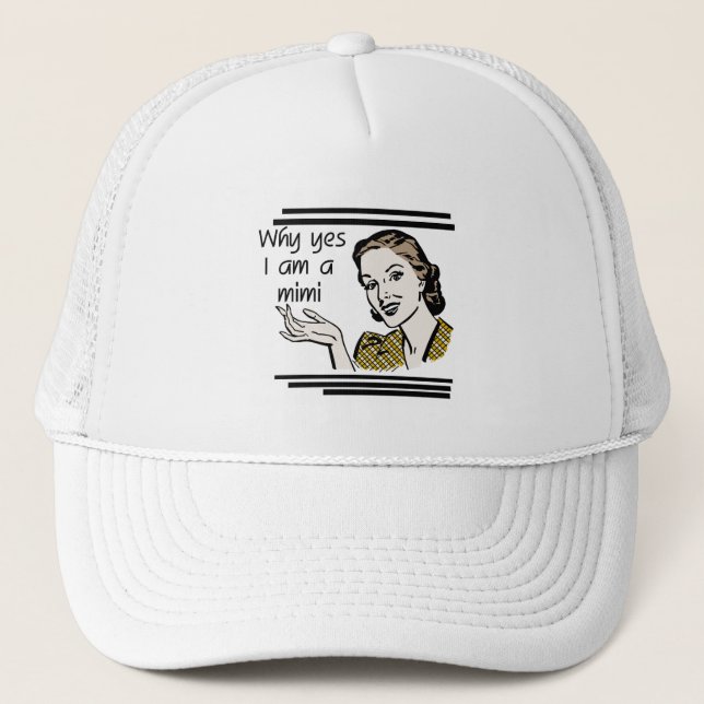 Casquette T-shirts et cadeaux rétro Mimi (Devant)