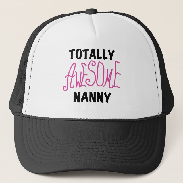 Casquette T-shirts et cadeaux rose Nanny absolument géniaux (Devant)