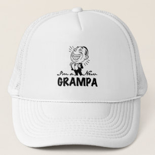 Casquette T-shirts et cadeaux souriants New Grampa