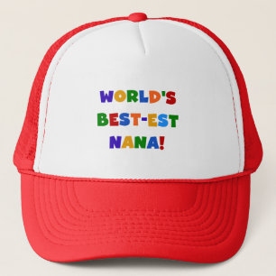 Casquette T-shirts lumineux de couleurs du Meilleur-est Nana