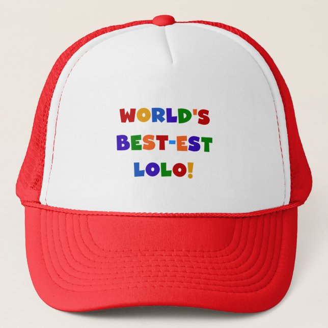 Casquette T-shirts lumineux et cadeaux de Meilleur-est Lolo (Devant)