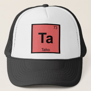 Casquette Ta - Symbole du tableau périodique de la musique T