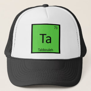 Casquette Ta - Tabbouleh Apéritif Chimie Tableau Périodique