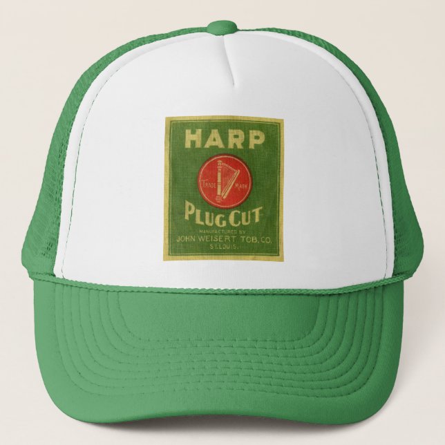 Casquette Tabac de coupe de prise d'harpe (Devant)