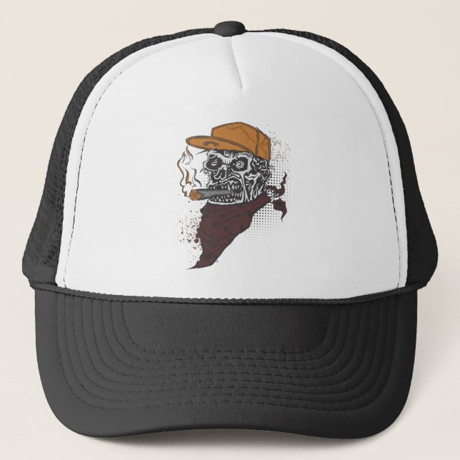 Casquette Tabagisme du crâne (Devant)