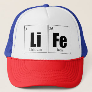 Casquette Table Périodique de vie