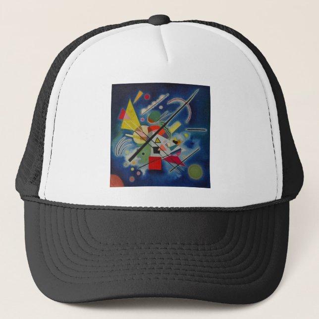 Casquette Tableau bleu de Kandinsky (Devant)