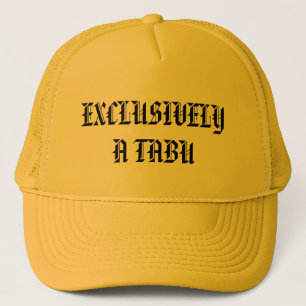 casquette tabou - customisé