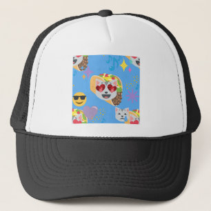Casquette taco cat emoji