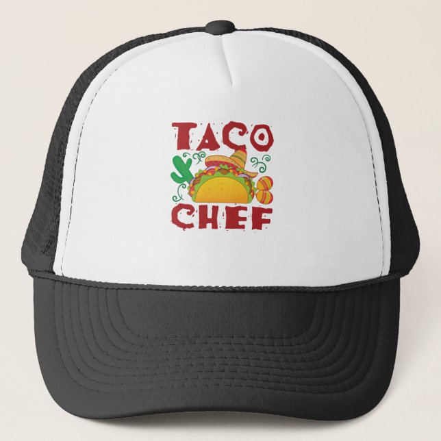 Casquette Taco Chef Taco Truck (Devant)