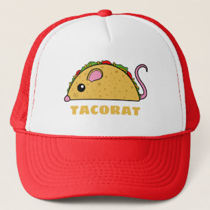Casquette Taco Rat Texte Trucker Chapeau