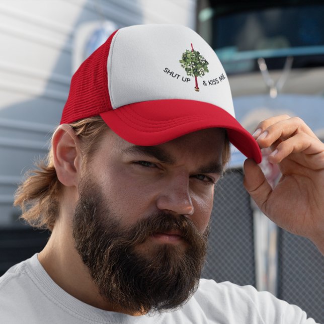 Casquette Tais-toi et baise-moi Mistletoe (Créateur téléchargé)