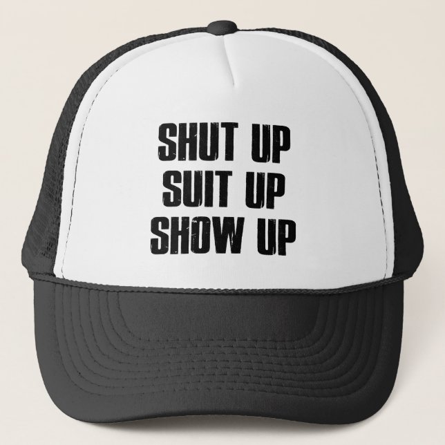 Casquette Tais-toi Suit Montrer (Devant)