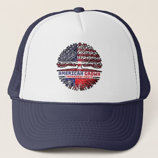 Casquette Taïwanais Taïwan États-Unis États-Unis (Devant)