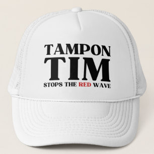 Casquette Tampon Tim Arrêtera Le Red Wave-Tim Walz 2024