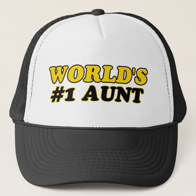 Casquette Tante du numéro 1 du monde (Devant)